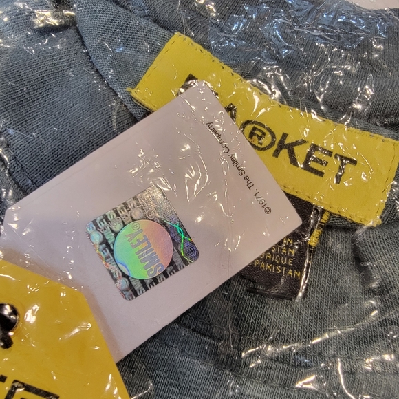 MARKET SHIBORI Smiley BLACK TIE DYE T-SHIRT Size Small NWT! - Picture 6 of 8